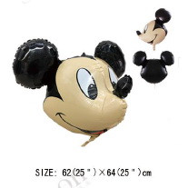 Фольгована фігурна куля "Голова Mickey Mouse 3D".Розмер: 62см.х 64см.