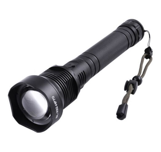 Ліхтарик Bailong BL X92 P70/ 7668 2*18650 battery Чорний, фото 1