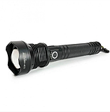 Ліхтарик Bailong BL X92 P70/ 7668 2*18650 battery Чорний, фото 2