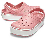 Сабо Crocs Crocband Platform Clog 38 р 24.3-24.8 см Розовые 205434-6PH-M6/W8 Blossom