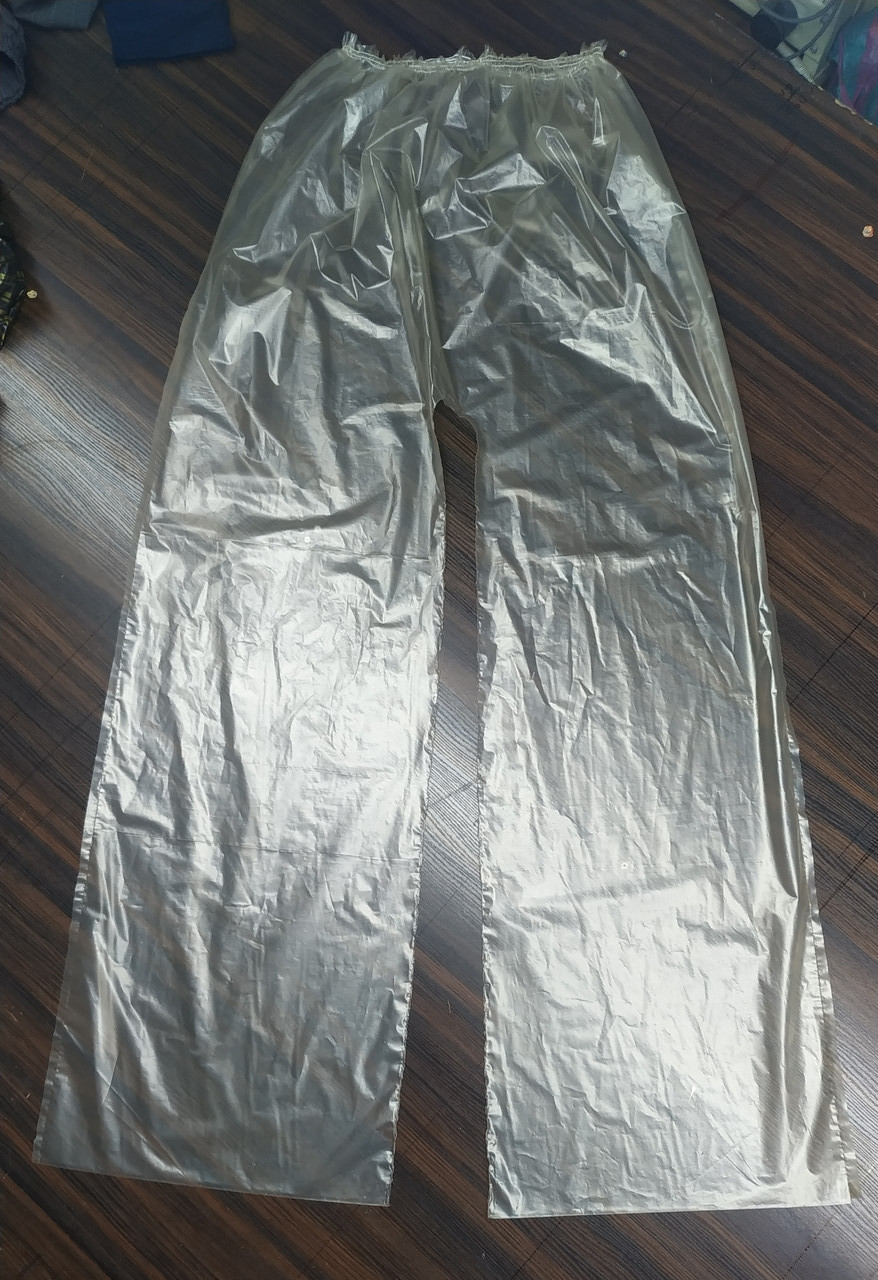 Одноразові поліетиленові захисні штани з гумкою