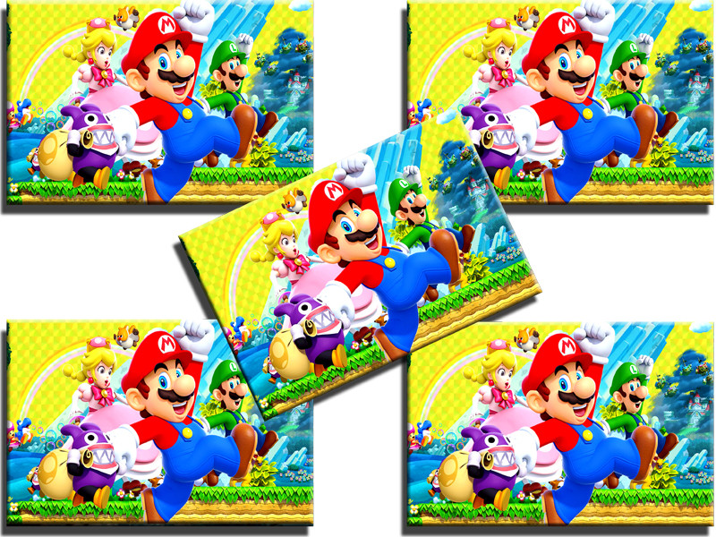 "Маріо" - Наліпка Герої 11,5*7,5 см., фото 1