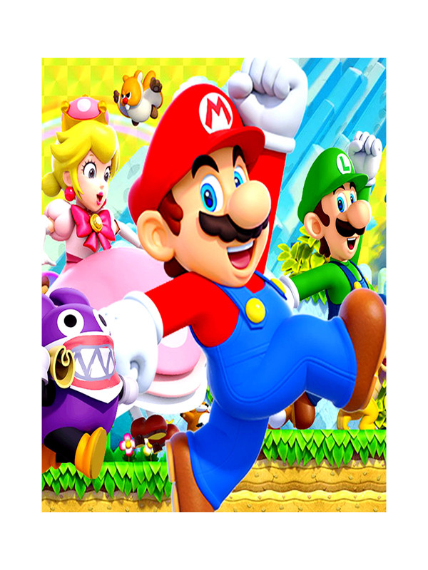 "Маріо" - Наліпка на Сік 6,5*8,5 см., фото 1