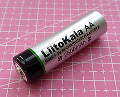 Акумулятор АА Ni-Mh LiitoKala 1.2 2500 mAh маг акум 1,2 нікель метал гідрид акумуляторна батарея