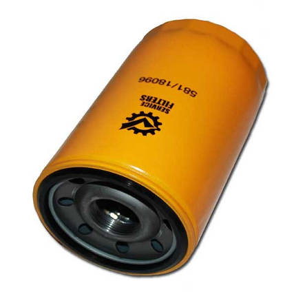 Масляний фільтр двигуна для JCB JS160W JS200W JS240 JS260 JS330 581/18096 02/801481 58118096 02801481, фото 2