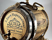 Деревянная бочка 10 л для коньяка, виски, бренди, рома, самогона