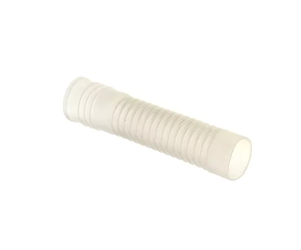 Патрубок короткий для пральної машинки напівавтомат (D = 18mm, L = 77mm)