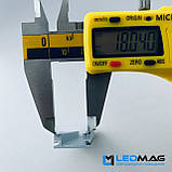 Підлоговий профіль для світлодіодної стрічки 21 х 11 мм 3 метри з матовим розсіювачем, фото 3