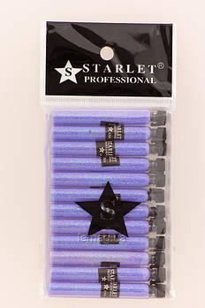 Starlet Гліттер (пісок) для біо тату в колбі - Бузковий набір 12 колб