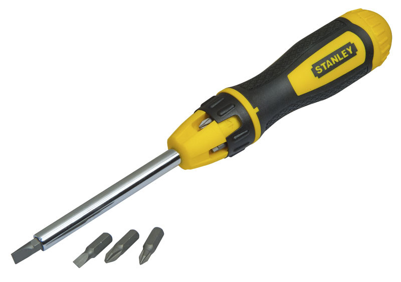 Викрутка 068010 Stanley + набір з 10 насадок "MULTIBIT", фото 1