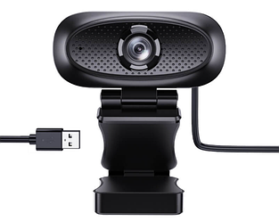 Web Камера для комп'ютера / ноутбука HOCO USB Computer Camera  DI11 |2KHD, 4Mpx, 1.5m| Чорний