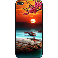 Силіконовий чохол для iPhone SE 2020 з картинкою Гарний захід сонця