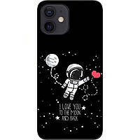 Силіконовий чохол для iPhone 12 mini з картинкою Любов до місяця