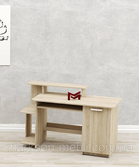 Компьютерный стол с выдвижной полкой под клавиатуру как собрать