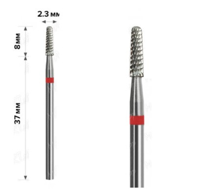 Твердосплавна фреза Mart (М-99) Конус Red 2.3*8, фото 1