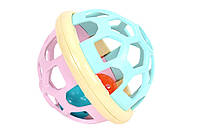 Брязкальце Куля ТехноК 7556 дитяча пластикова розвиваюча іграшка для малюків від 1 року