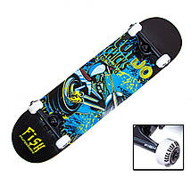 СкейтБорд дерев'яний від Fish Skateboard "TURBO"
