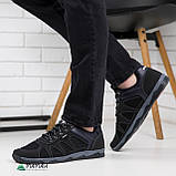 Кросівки чоловічі сітка чорні 40р, фото 2