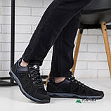 Кросівки чоловічі сітка чорні 40р, фото 6