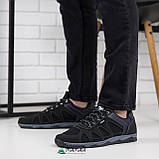 Кросівки чоловічі сітка чорні 40р, фото 8