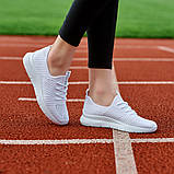 Кросівки жіночі білі сітка, фото 6