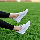 Кросівки жіночі білі сітка, фото 5