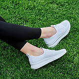 Кросівки жіночі білі сітка, фото 7