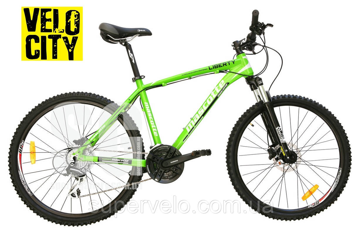 Велосипед гідравліка Mascotte LIBERTY MD зелений