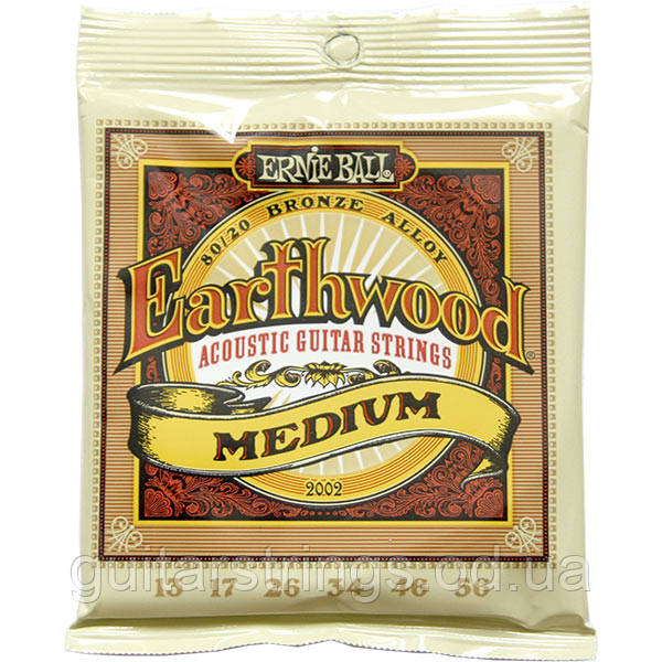 Струни Ernie Ball 2002 Earthwood Bronze Alloy Medium 13-56