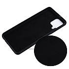 Чохол Silicone Case full для Samsung Galaxy A22 (A225) Black, фото 5