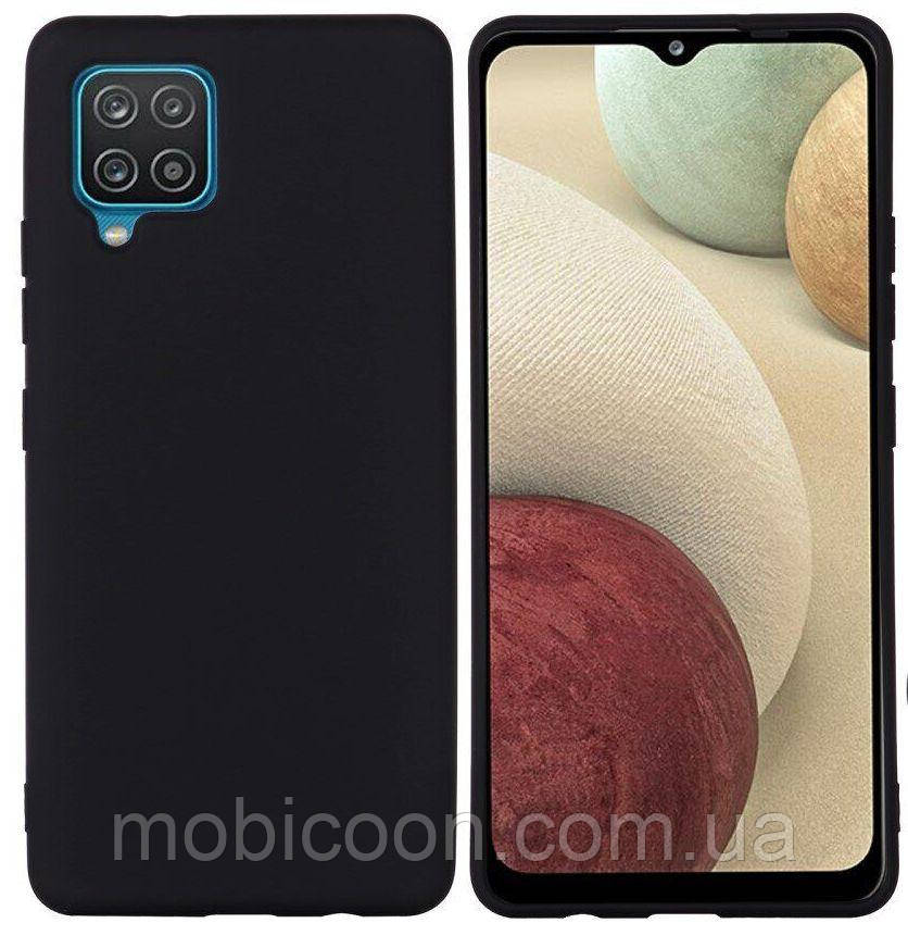 Чохол Silicone Case full для Samsung Galaxy A22 (A225) Black