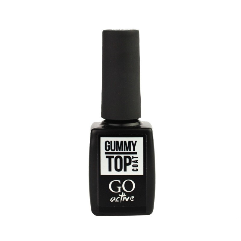 Закріплювач каучуковий гель-лаку Go Active Gummy Top Coat 10 мл, фото 1