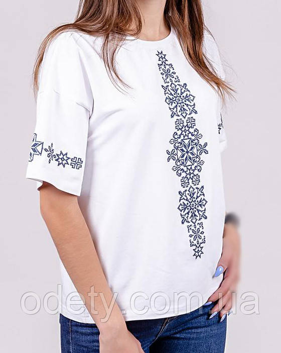 Оригинальная Женская Вышиванка с Коротким Рукавом. Блуза-вышиванка ...