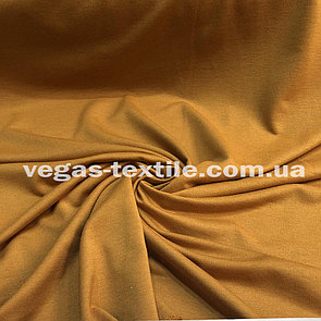 Тканина Двонитка однотонна (ширина1.8м) Горчичний (футер)