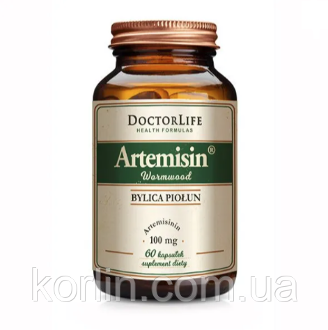 Артемізинин 100 мг Artemisin Екстракт Полині 60 кап Doctor Life Artemisin США Доставка з ЄС