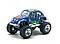 Дитяча колекційна машинка Kinsmart Volkswagen Classical Beetle Off Road KT5057fbw металева інерційна відчиняються двері іграшка, фото 3