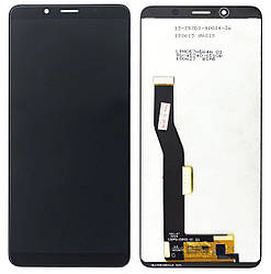 Дисплей для ZTE Z18 mini Nubia (NX611J), модуль у зборі (екран і сенсор), чорний, оригінал