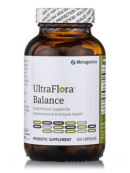 Ультрафлора Баланс, UltraFlora Balance, Metagenics, 120 капсул BX905