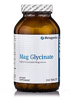 Магний Глицинат, Mag Glycinate, Metagenics, 240 Taблеток