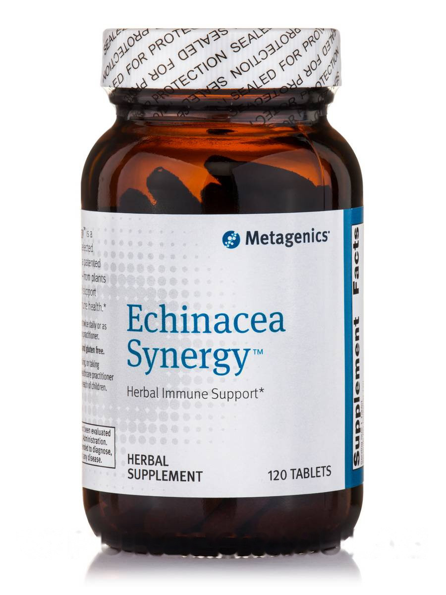 Ехінацея Синергія, Echinacea Synergy, Metagenics, 120 таблеток BX914, фото 1