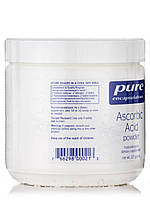 Порошок аскорбінової кислоти, Ascorbic Acid Powder, Pure Encapsulations, 227 грамів BX003, фото 4