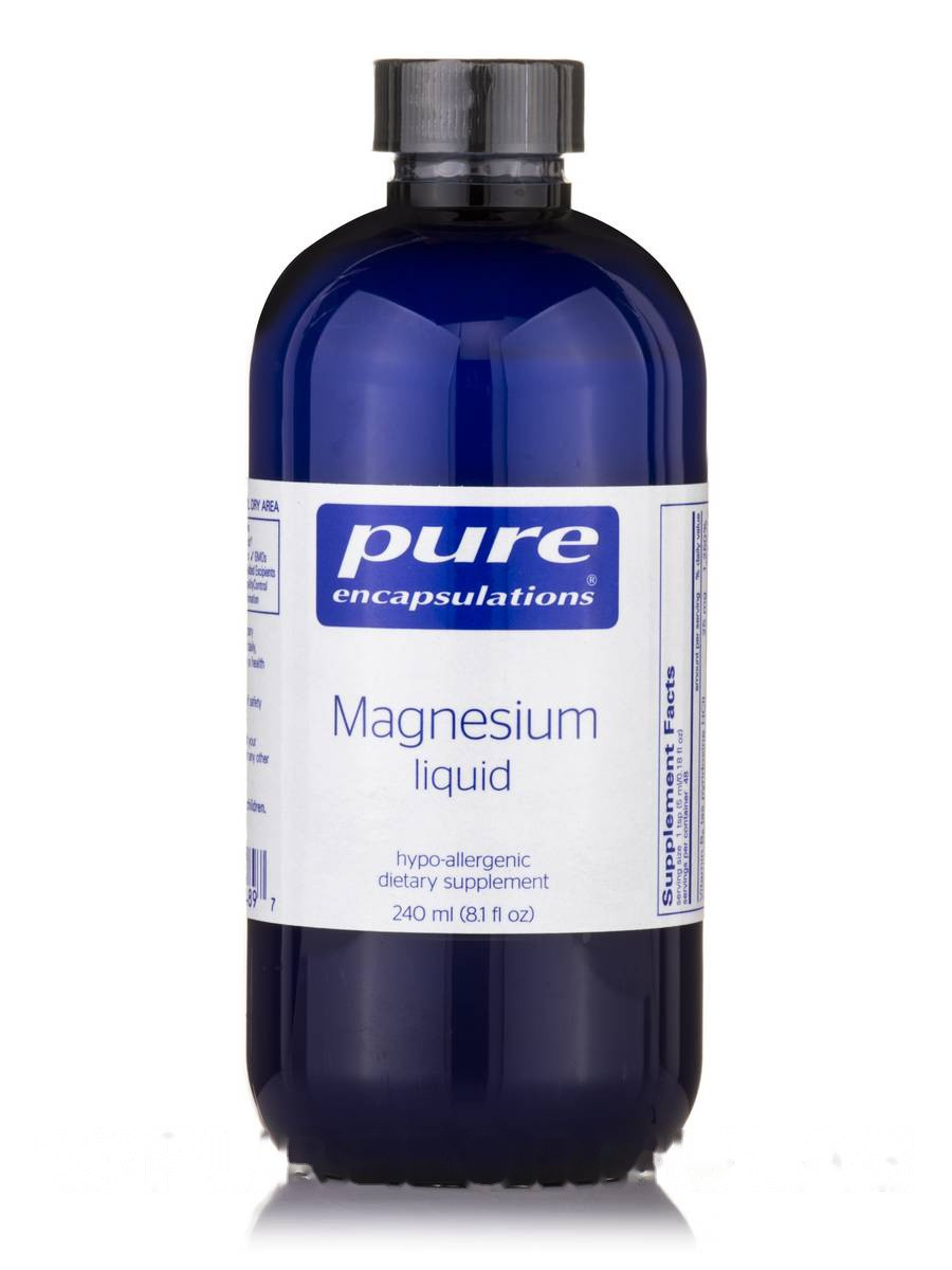 Магнієва рідина, Pure Encapsulations, Magnesium Liquid 8.1 фл.ун. 240 мл BX021