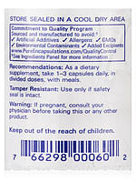 Хром (піколінат) 200 мкг, Chromium (picolinate), Pure Encapsulations, 60 капсул BX037, фото 6