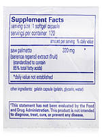 Зі Пальмето 320, Saw Palmetto, Pure Encapsulations, 120 капсул BX055, фото 5