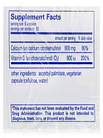 Кальцій із вітаміном D3, Calcium with Vitamin D3, Pure Encapsulations, 180 капсул BX714, фото 5