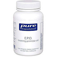 Масло примулы вечерней, E.P.O. (evening primrose oil), Pure Encapsulations, 250 капсул