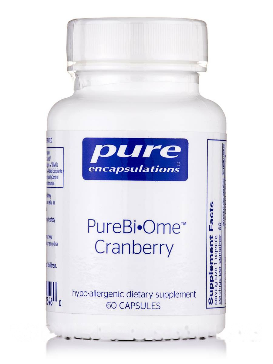 Чисті інкапсуляції Журавлина, PureBi-Ome Cranberry, Pure Encapsulations, 60 капсул BX738, фото 1