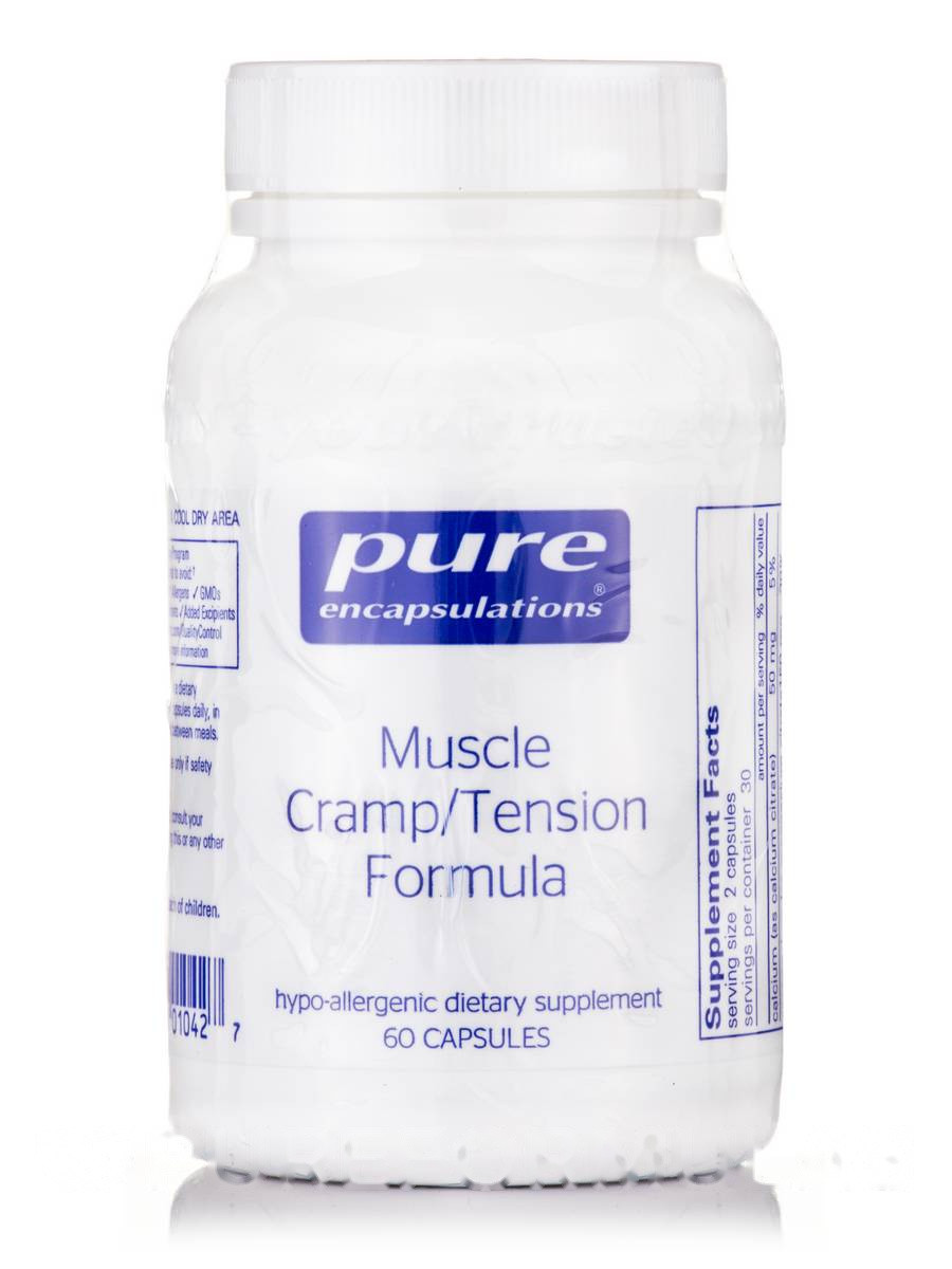 М'язова судома/розтягнення, Muscle Cramp/Tension, Pure Encapsulations, 60 капсул BX755, фото 1