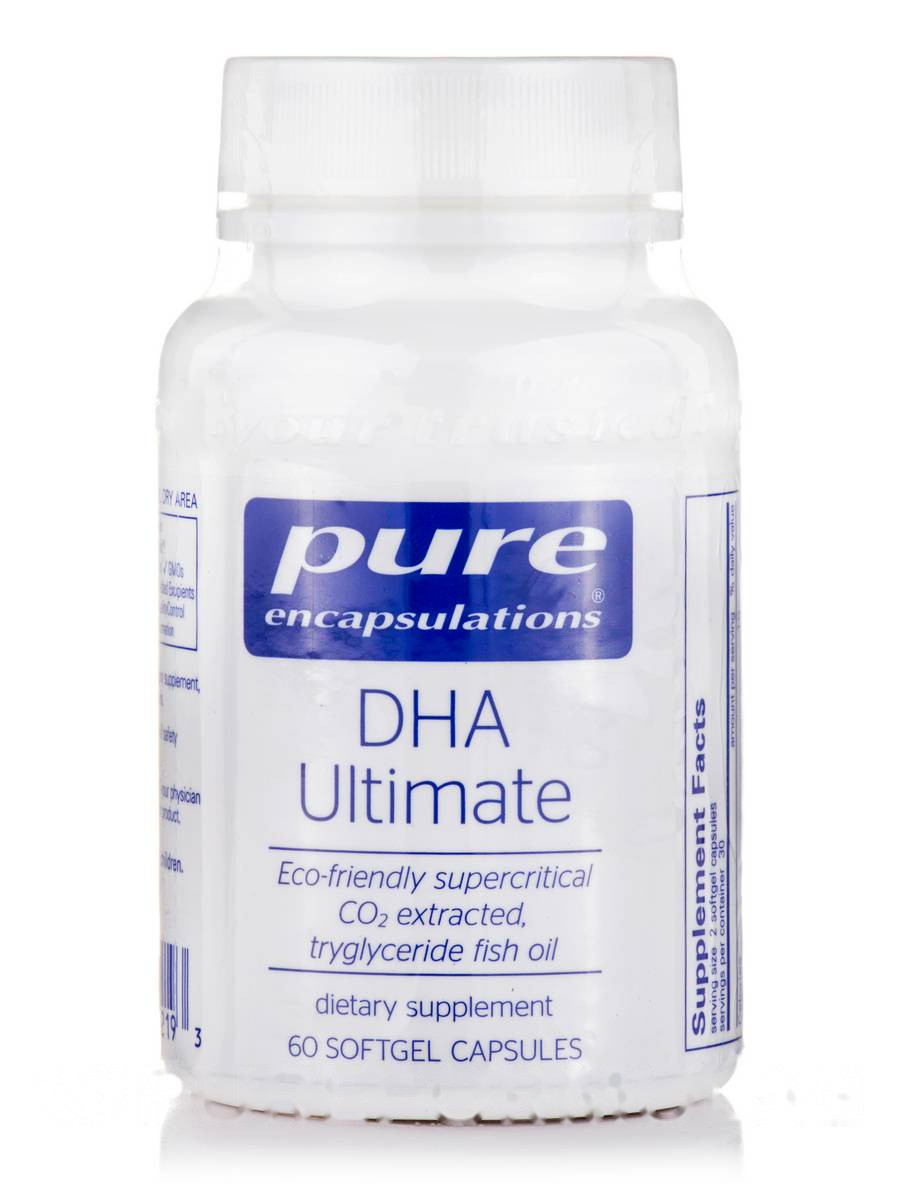 ДНА Основной, DHA Ultimate, Pure Encapsulations, 60 Капсул BX782