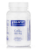 Коензим Q10 500 мг, CoQ10, Pure Encapsulations, 60 капсул BX795, фото 6